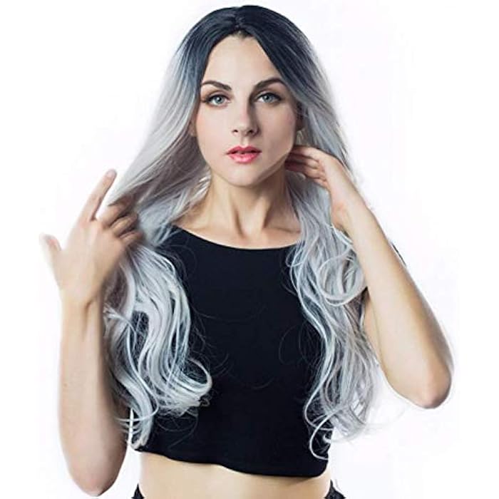 DILLARDS European And American Cos Wig Female Gradient Long Curly Hair Hood Ebay Aliex - Image 5